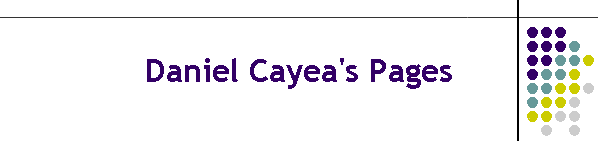 Daniel Cayea's Pages