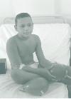 Young boy at children's hospital