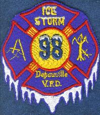 Depauville VFD, NY, Ice Storm '98 Commemorative