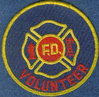 Volunteer Firefighter generic patch