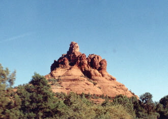 An outcrop in Sedona, AZ